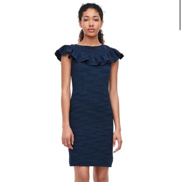 Rebecca Taylor Dresses & Skirts - Rebecca Taylor stretch tweed ruffle dress NWT